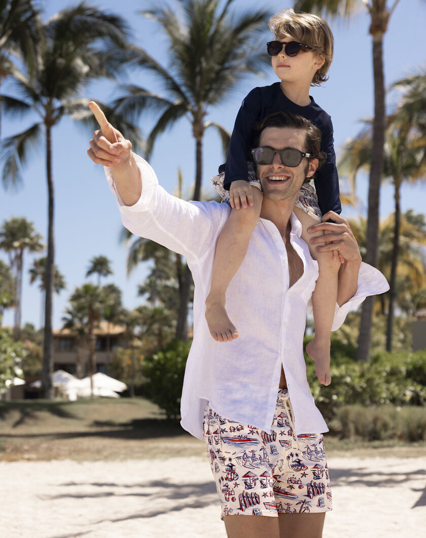 Men’s Swim Trunks – Family Traditions Pattern​ thumbnail number 3